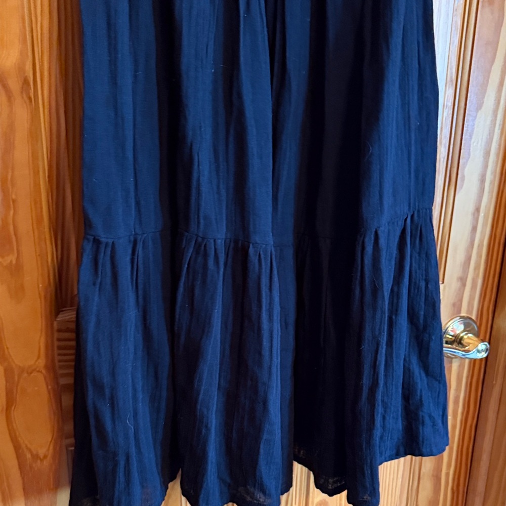 Sundry Black Tiered Maxi Skirt - Picture 4 of 7